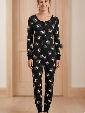 Ardene Owl Print Pajama Romper